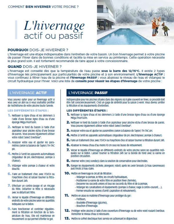 L'HIVERNAGE de votre PISCINE à Toulouse, Toulouse, ATOLL PISCINES