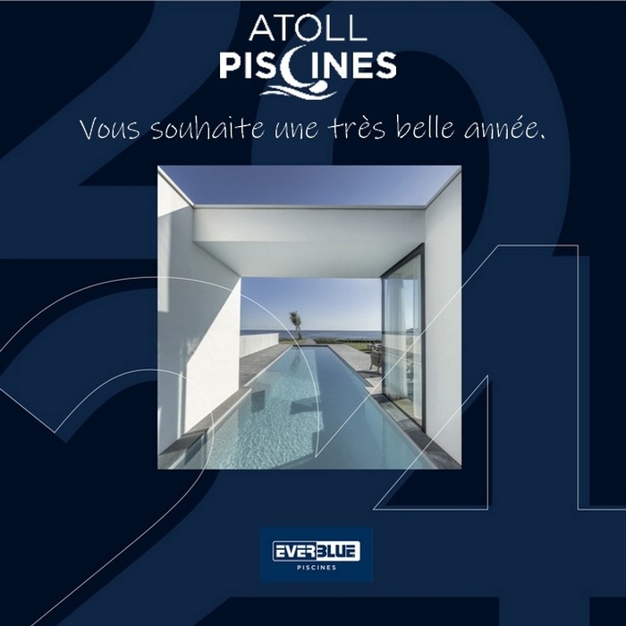 Tous nos vœux pour la nouvelle année 2024, Toulouse, ATOLL PISCINES