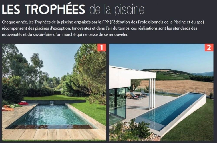 Trophées de la piscine - everblue recompensé, Toulouse, ATOLL PISCINES