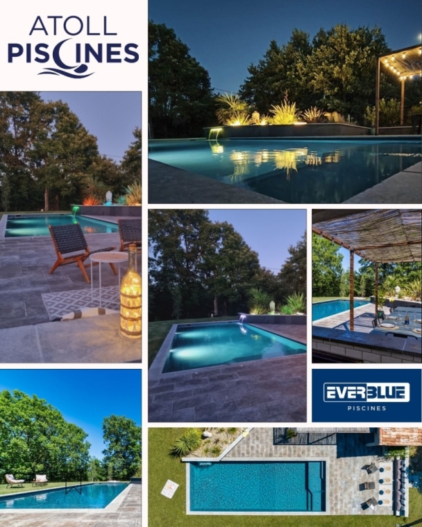 Comme un air de vacances autour d'une création ATOLL Piscines Toulouse